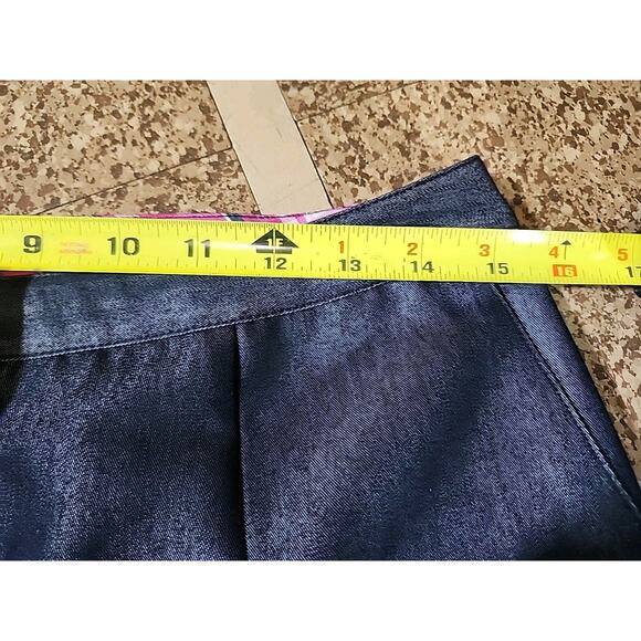 Norton Mcnaughton Womens Dress Pants Size 10P Straight Leg Black Shimmer Pleated - Picture 3 of 8